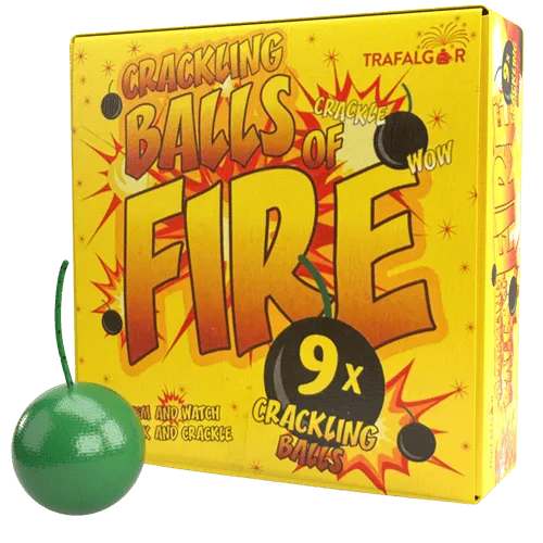 Crackling Balls 9pk Crackling Balls 9pk