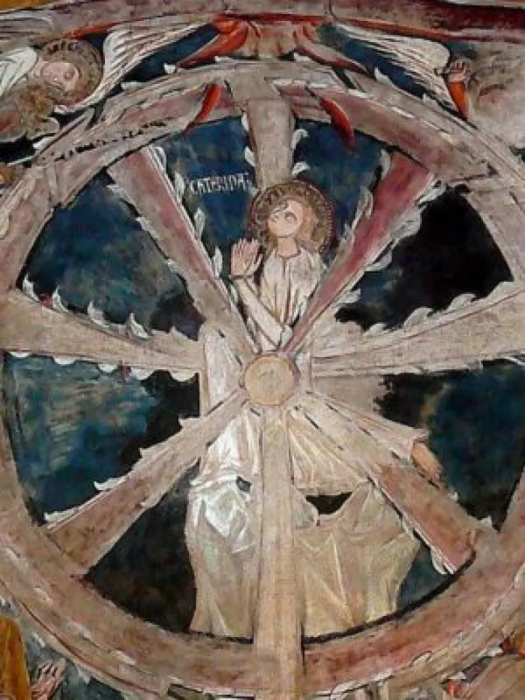 Exploring the Mechanics of Catherine Wheels