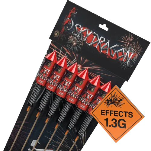 Sky Dragon Rocket 6Pk