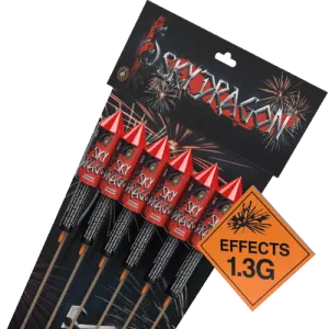 Sky Dragon Rocket 6Pk