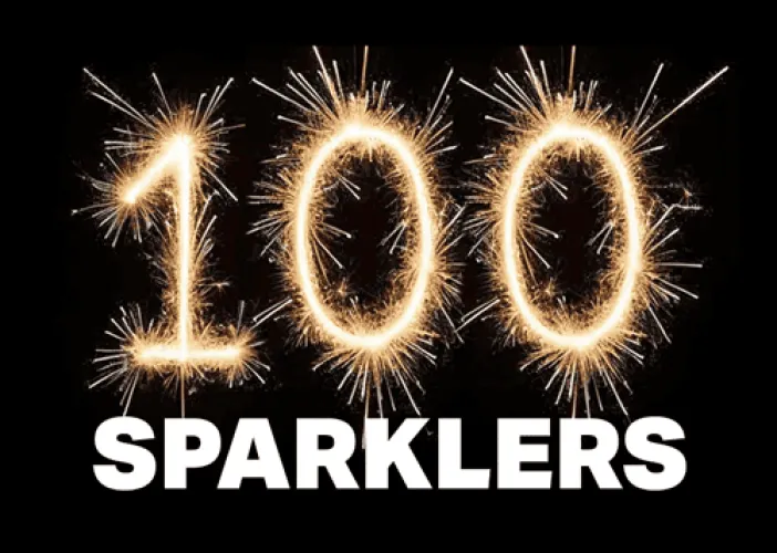 100 x Crackling 18" Sparklers