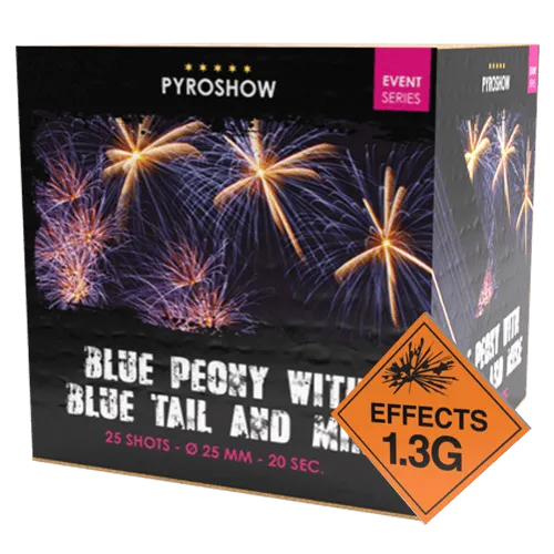 Blue Peony w/ Blue Tail & Mine