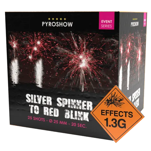 Silver Spinner to Red Blink