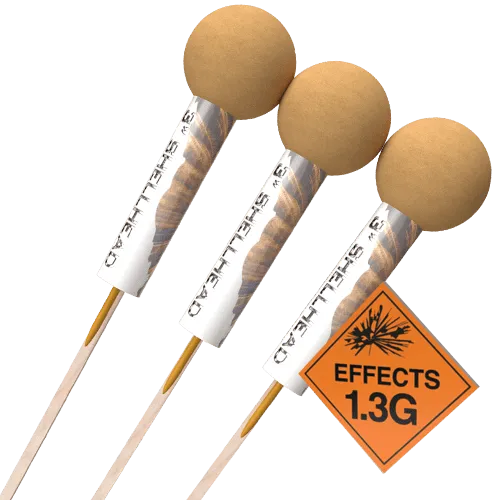 3" Shellhead Rocket 3Pk