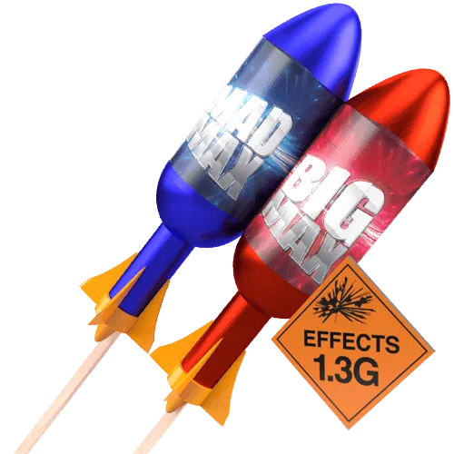 Max Impact Rocket 2Pk