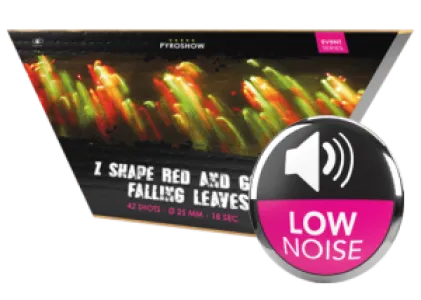 Red & Green Falling Leaves