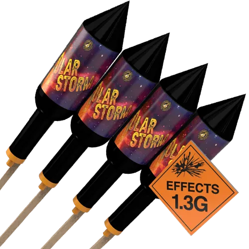 Solar Storm Rocket 4Pk