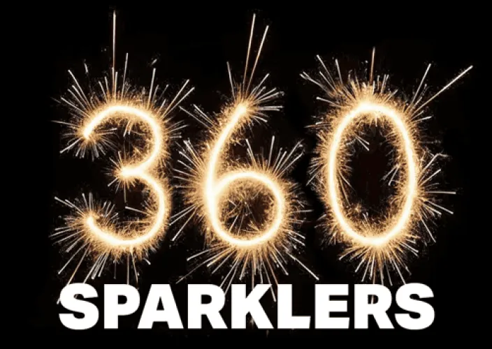 360 x Gold 18" Sparklers