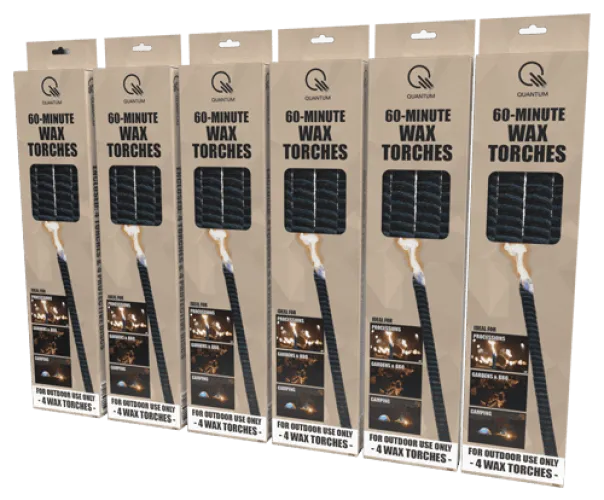 Wax Torches Case of 72