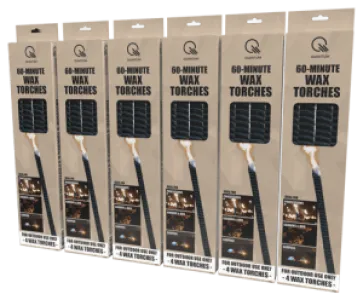 Wax Torches Case of 72